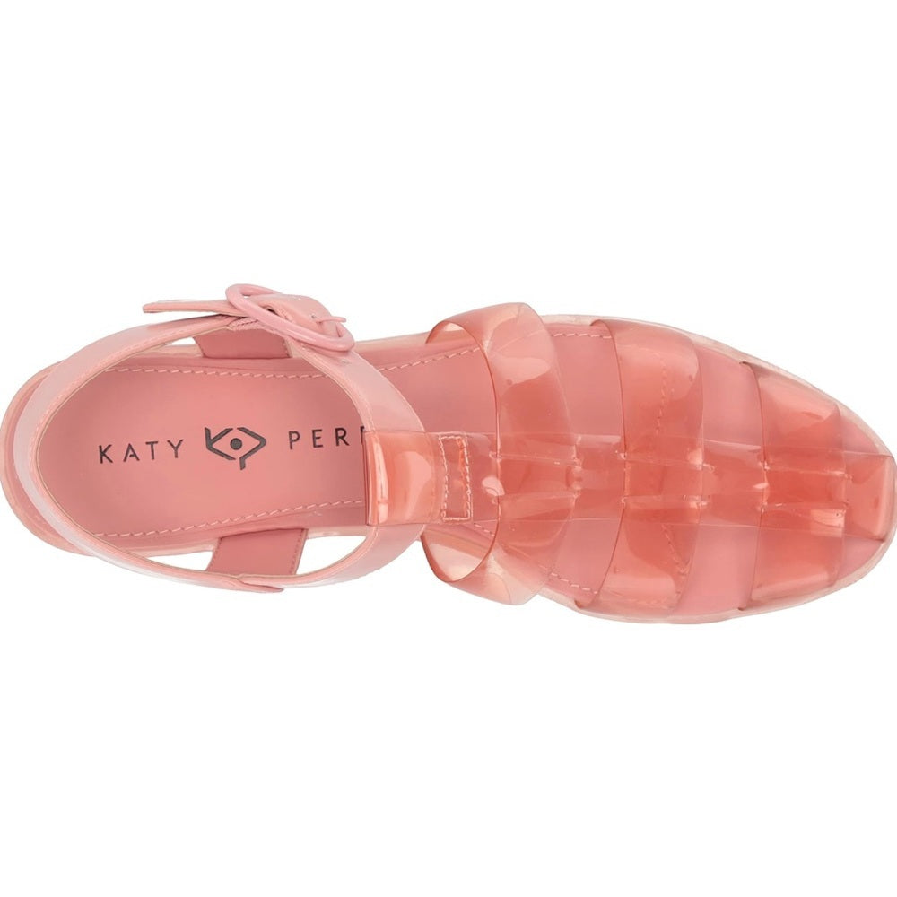 Pink Jelly Fisherman Flat Sandals