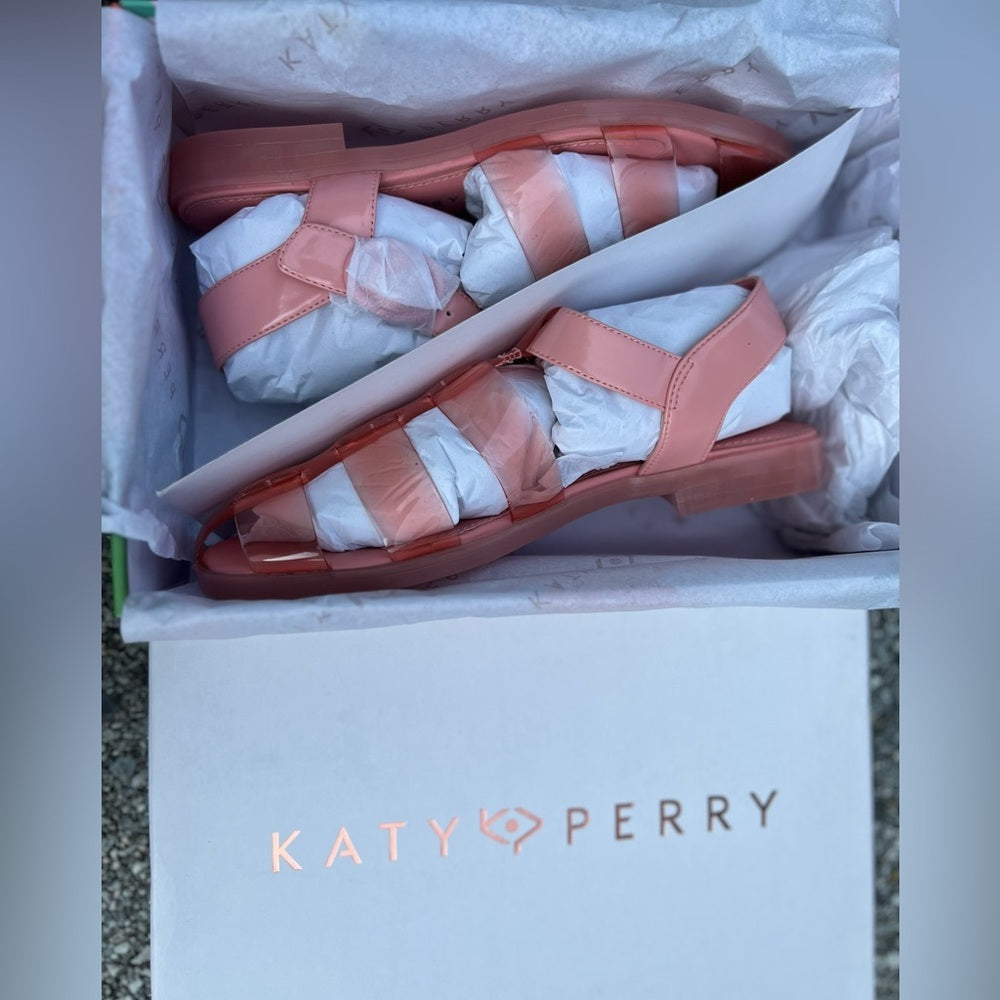 Pink Jelly Fisherman Flat Sandals